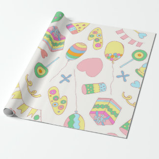 1e verjaardag . cadeaupapier