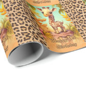 1e verjaardag cadeaupapier (Rol Hoek)