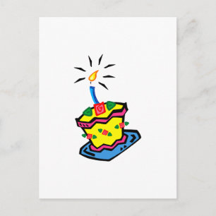 1e verjaardag Cake Briefkaart