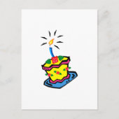 1e verjaardag Cake Briefkaart (Voorkant)