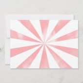 1e verjaardag circus foto uitnodiging (Achterkant)