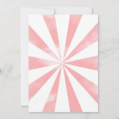 1e verjaardag circus uitnodiging (Achterkant)