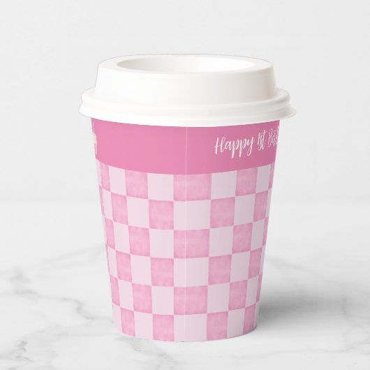 1e verjaardag Cupcake Papieren beker (Rechts)