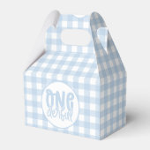 1e verjaardag Cute Pastel Blue nederful Bedankdoosjes (Achterkant)