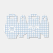 1e verjaardag Cute Pastel Blue nederful Bedankdoosjes (Uitgevouwen)