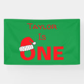 1e verjaardag december spandoek (Horizontaal)