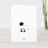 1e verjaardag Dinosaur Cute baby Kaart (Achterkant)