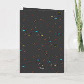 1e verjaardag Donut Thema 1 Jaar Gepersonaliseerd  Kaart (Achterkant)