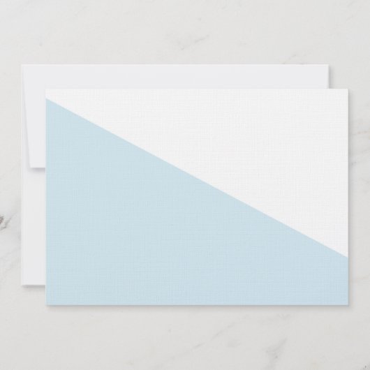 1e Verjaardag Doop Foto Blauw Goud Glitte Custom Kaart (Achterkant)