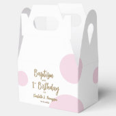1e Verjaardag Doop Roze Baby Meisje feest Bedankdoosjes (Geopend)