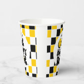 1e verjaardag een gelukkige kerel jongen verjaarda papieren bekers (Links)