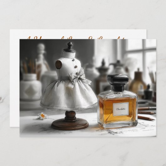 1e verjaardag - "Een jaar van liefde en gelach" Kaart (Voorkant / Achterkant)