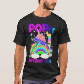 1e Verjaardag Eenhoorn Fidget Pop Het Verjaardagsm T-shirt (Voorkant)