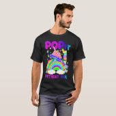 1e Verjaardag Eenhoorn Fidget Pop Het Verjaardagsm T-shirt (Voorkant volledig)