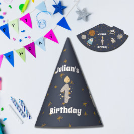 1e verjaardag - Eerste baan rond de zon Feesthoedjes