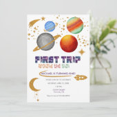 1e verjaardag  | Eerste reis rond de zon | Galaxy Kaart (Staand voorkant)