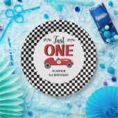 1e verjaardag Fast One Racing Car Party Papieren Bordje (Feest)