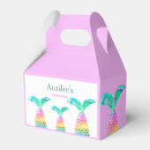 1e verjaardag Favor Box Bedankdoosjes (Achterkant)