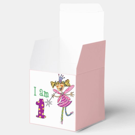 1e verjaardag - feeënverjaardagsfeestjes aangepast bedankdoosjes (Geopend)