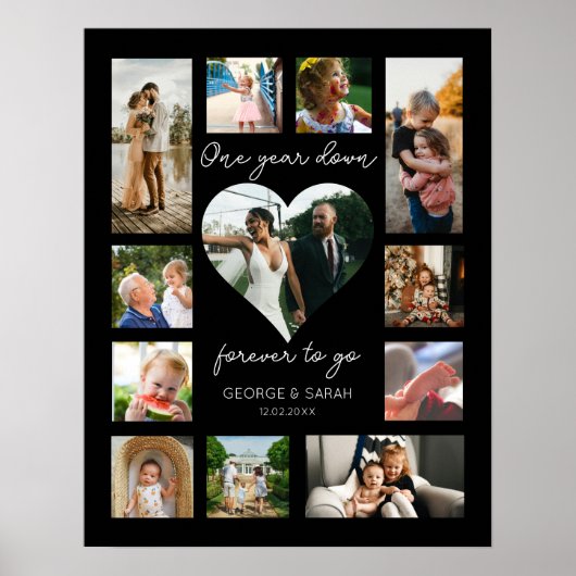 1e verjaardag foto 1 jaar geleden Forever To Go Poster (Voorkant)