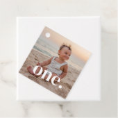 1e verjaardag foto - een bedankjes labels (In situ)