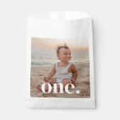 1e verjaardag foto - een bedankzakje (Voorkant)