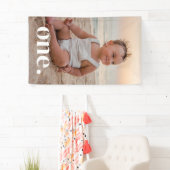 1e verjaardag foto - een spandoek (Insitu)