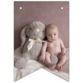 1e verjaardag Foto eerste Baby Creëer u Vlaggetjes (Tweede vlag)