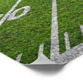 1e verjaardag foto teken | Football eerste jaar la Poster (Hoek)