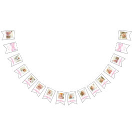 1e verjaardag Fotovlinder 12 maanden Vlaggetjes