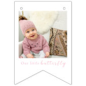 1e verjaardag Fotovlinder 12 maanden Vlaggetjes (Eerste vlag)