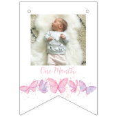 1e verjaardag Fotovlinder 12 maanden Vlaggetjes (Derde vlag)