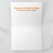 1e verjaardag Fox Bedankkaart (Binnen)