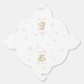 1e verjaardag gepersonaliseerde prinses olifant bedankdoosjes (Ongevouwen)