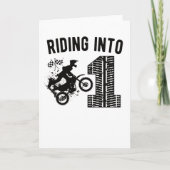 1e verjaardag: Gift Dirt Bike 1 jaar oude motocros Kaart (Voorkant)