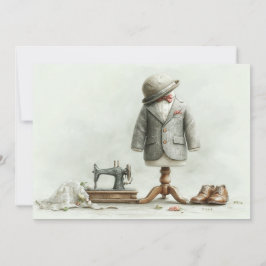 1e verjaardag Haute Couture Baby Boy & Atelier Kaart