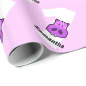 1e verjaardag HIPPO 1 jaar oude naam aangepast mei Cadeaupapier (Rol Hoek)