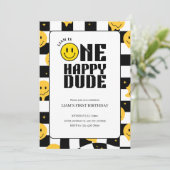 1e verjaardag jongen Een gelukkige kerel gelukkige Kaart (Staand voorkant)