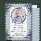 1e verjaardag jongen eerste verjaardag bosbes kaart