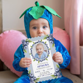 1e verjaardag jongen eerste verjaardag bosbes kaart