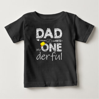 1e verjaardag Jongen T-shirt Papa van de heer Oned