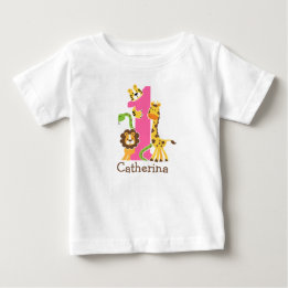 1e Verjaardag Jungle Tshirt