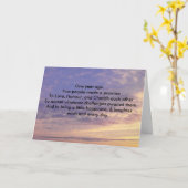 1e verjaardag kaart (Gele Bloem)