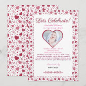 1e verjaardag kaart (Voorkant / Achterkant)