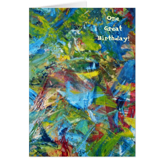 1e verjaardag Kaart (Voorkant)