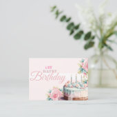 1e Verjaardag Kaart – Vier de Grote met vreugde (Staand voorkant)