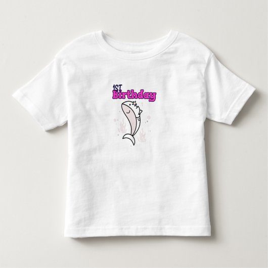 1e verjaardag kinderen kinder shirts (Voorkant)