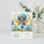 1e verjaardag kleine fee prinses Afrikaanse ONE (Staand voorkant)