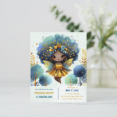 1e verjaardag Kleine Feeën Prinses Afrikaanse EEN (Staand voorkant)