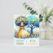 1e verjaardag Kleine feeprinses Afrikaanse EEN (Staand voorkant)